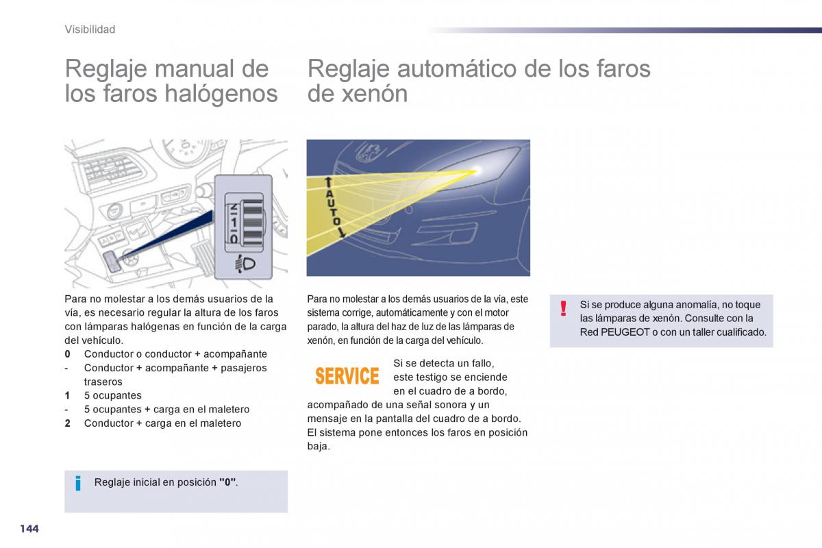 manual  Peugeot 508 manual del propietario / page 146