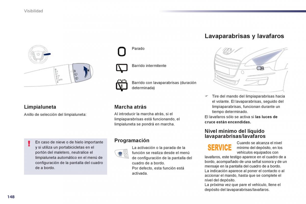 manual  Peugeot 508 manual del propietario / page 150