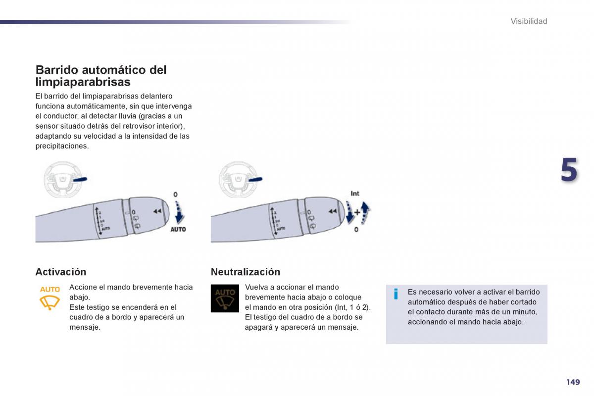 manual  Peugeot 508 manual del propietario / page 151