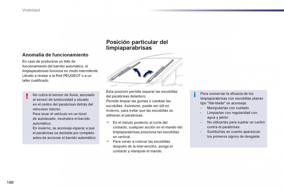 manual  Peugeot 508 manual del propietario / page 152