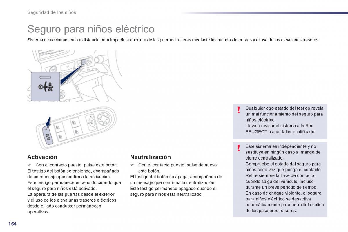 manual  Peugeot 508 manual del propietario / page 166