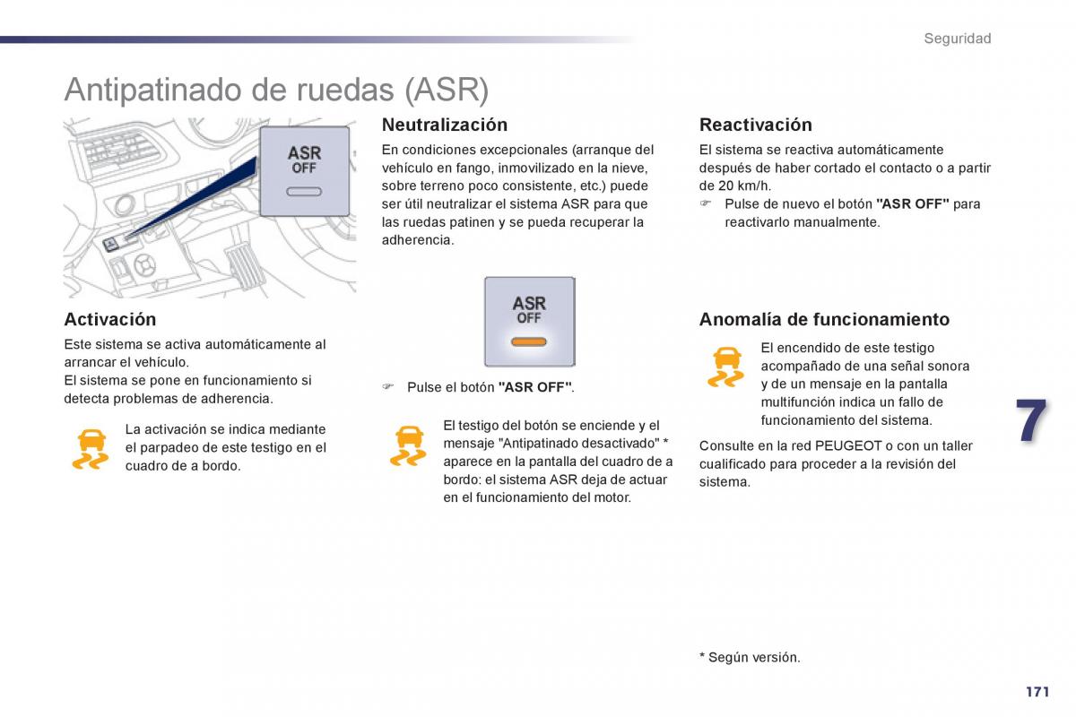 manual  Peugeot 508 manual del propietario / page 173