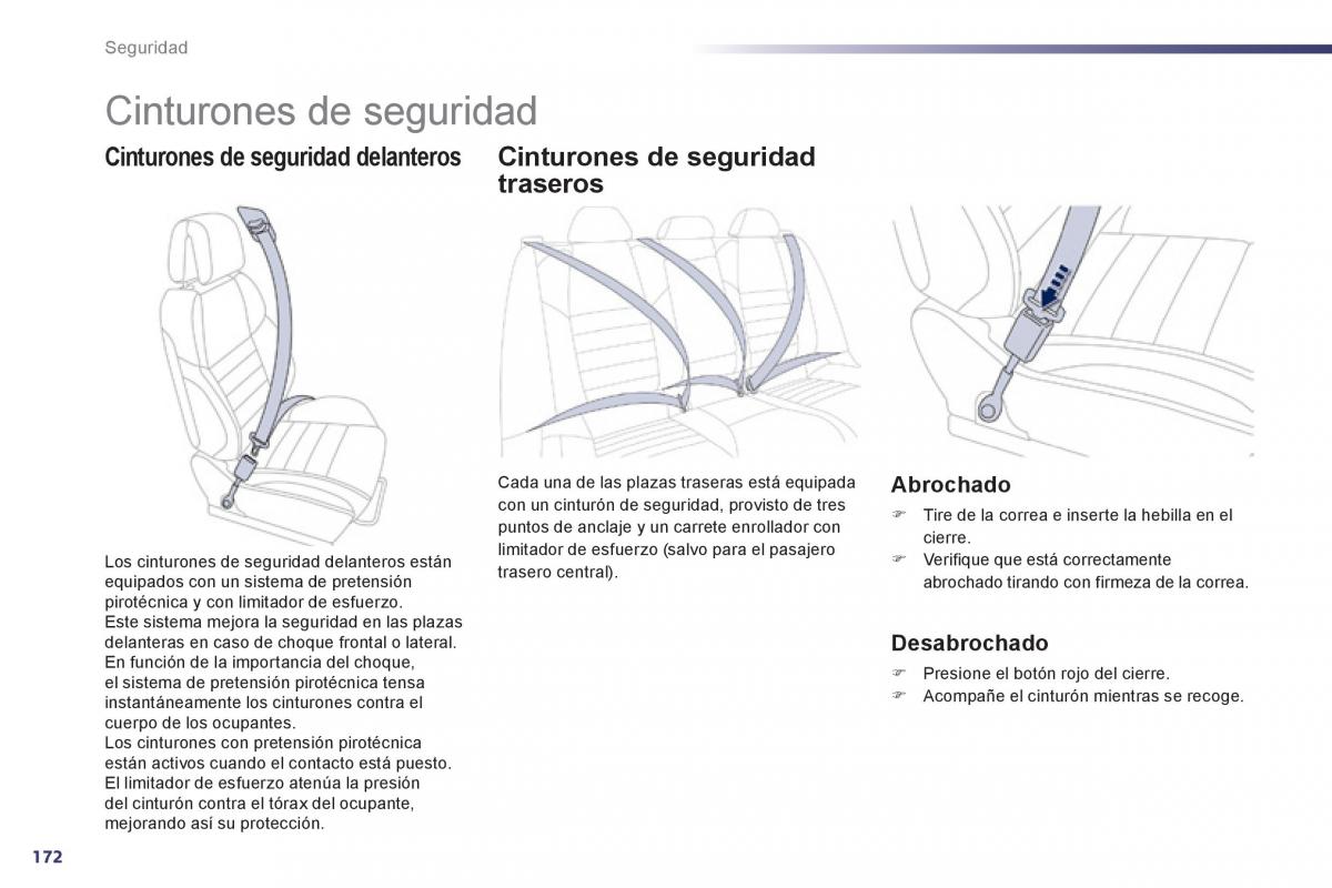 manual  Peugeot 508 manual del propietario / page 174