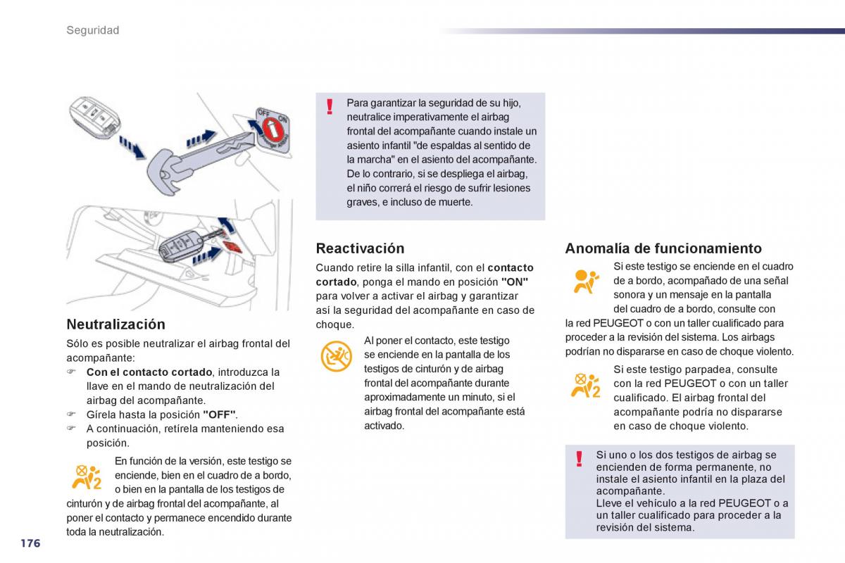 manual  Peugeot 508 manual del propietario / page 178