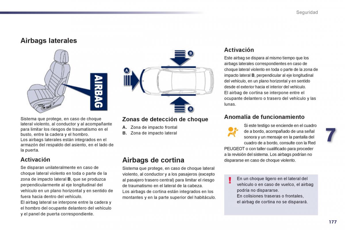 manual  Peugeot 508 manual del propietario / page 179