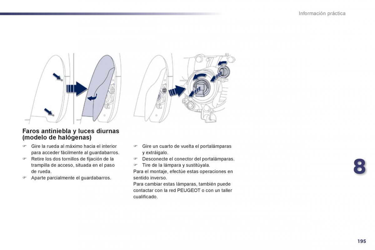 Peugeot 508 manual del propietario / page 197