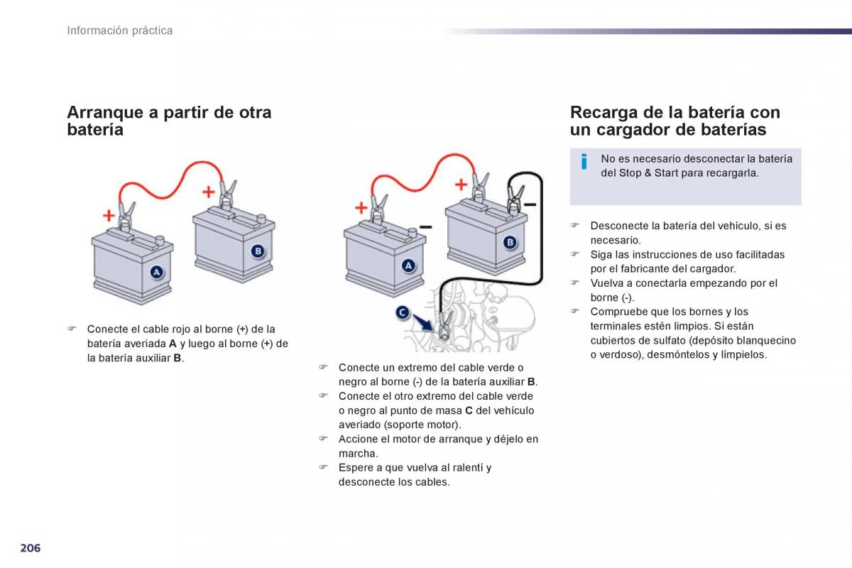 manual  Peugeot 508 manual del propietario / page 208