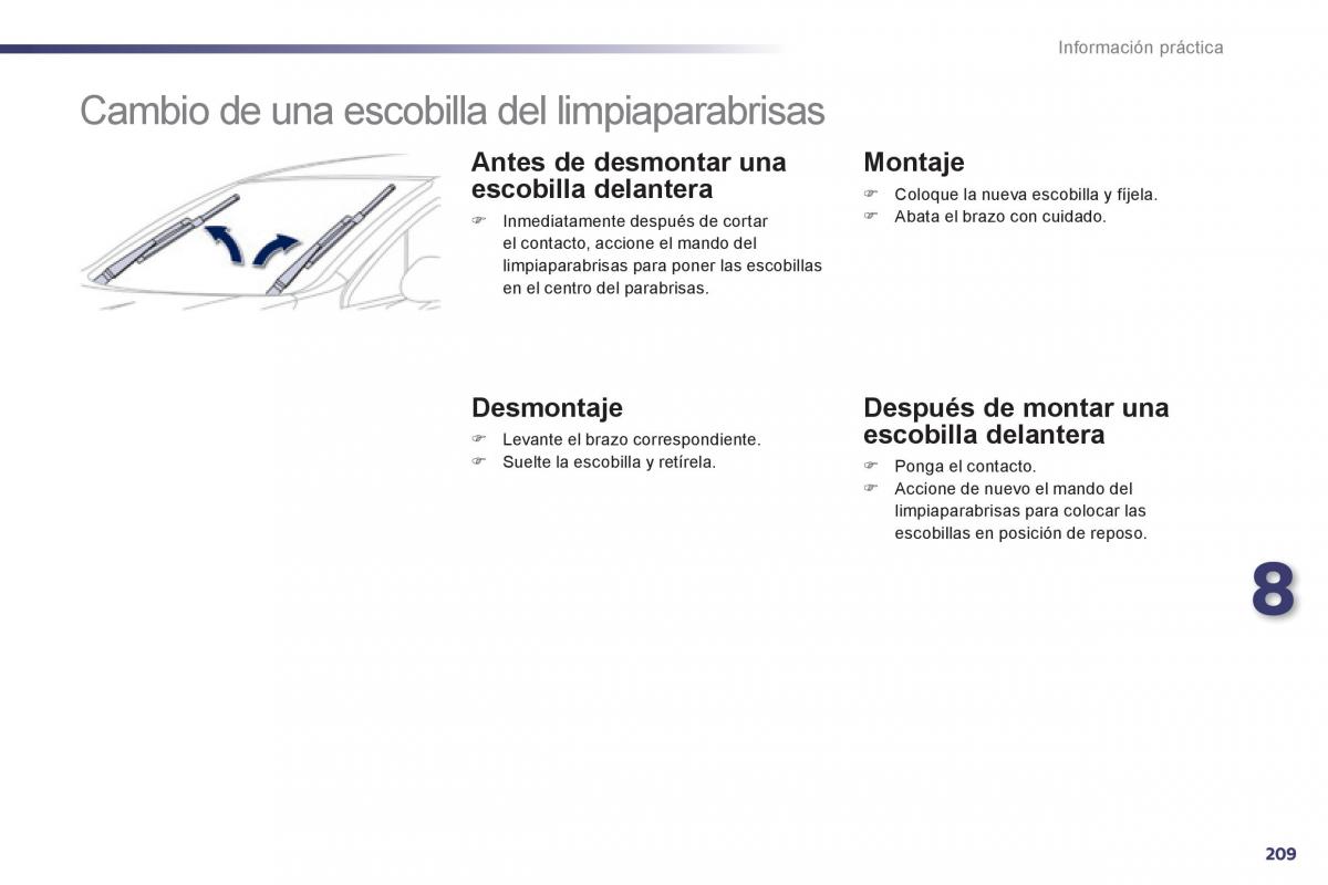 manual  Peugeot 508 manual del propietario / page 211