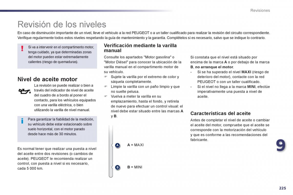 manual  Peugeot 508 manual del propietario / page 227