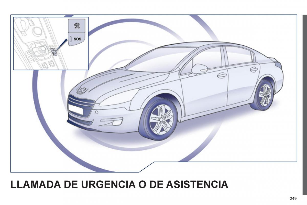 manual  Peugeot 508 manual del propietario / page 251