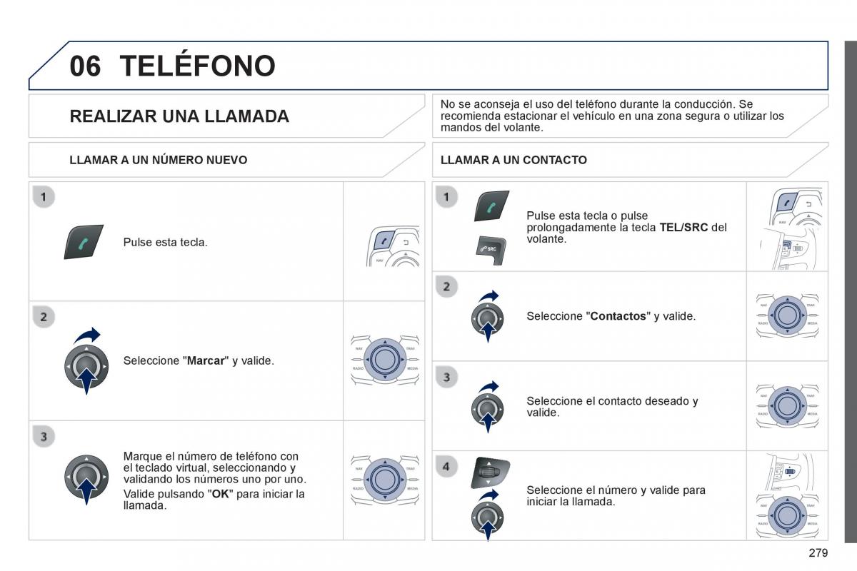 manual  Peugeot 508 manual del propietario / page 281