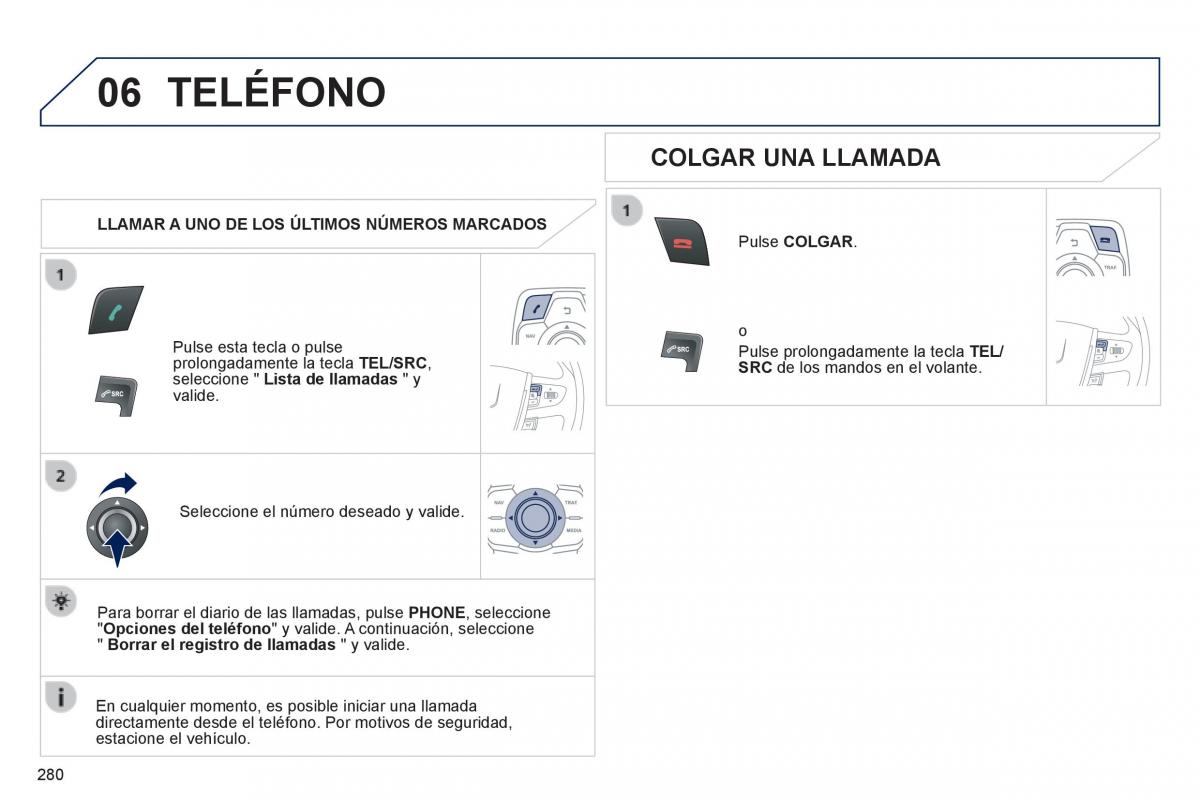 Peugeot 508 manual del propietario / page 282