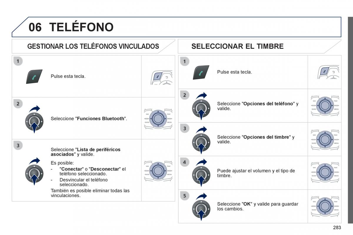 manual  Peugeot 508 manual del propietario / page 285