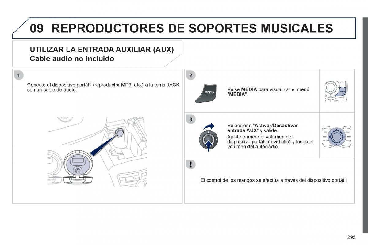 manual  Peugeot 508 manual del propietario / page 297