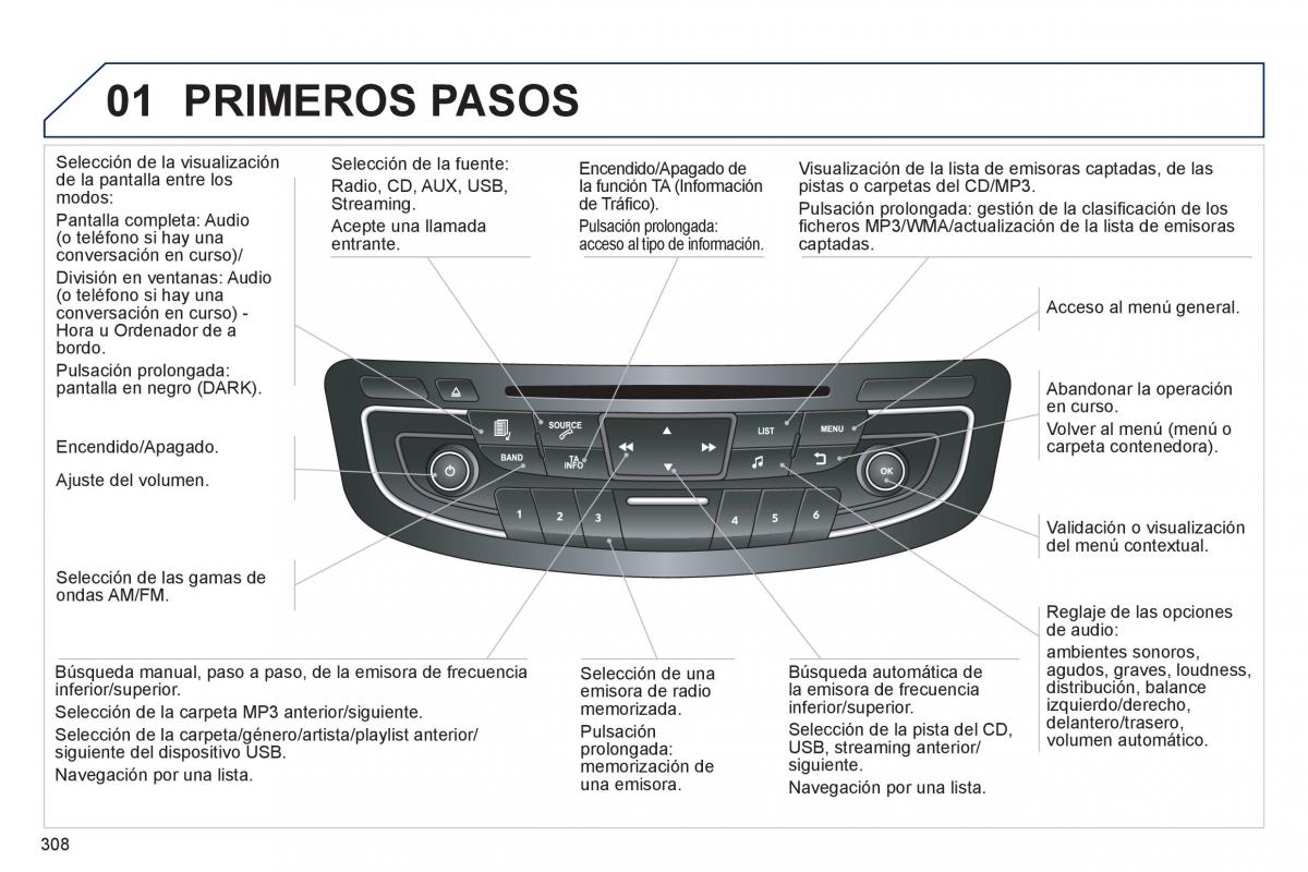 manual  Peugeot 508 manual del propietario / page 310