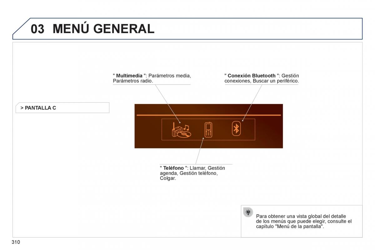 manual  Peugeot 508 manual del propietario / page 312