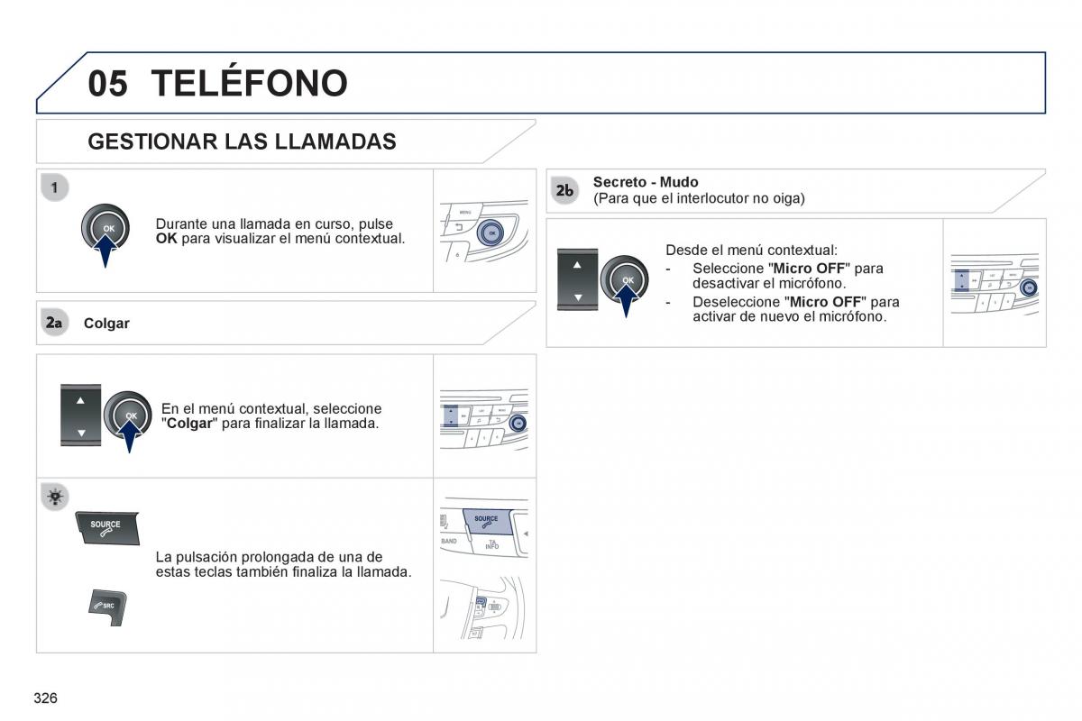 manual  Peugeot 508 manual del propietario / page 328