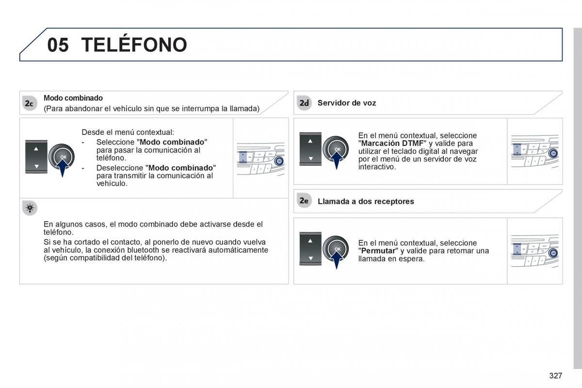 manual  Peugeot 508 manual del propietario / page 329