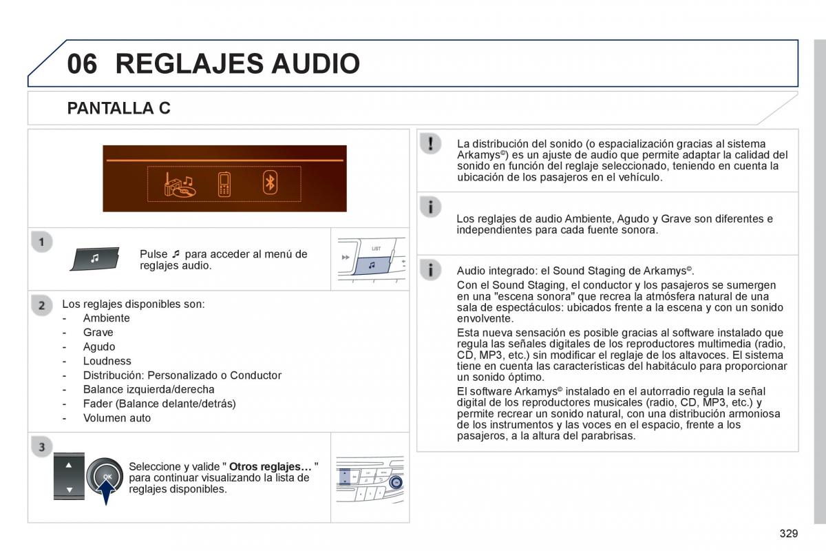 manual  Peugeot 508 manual del propietario / page 331