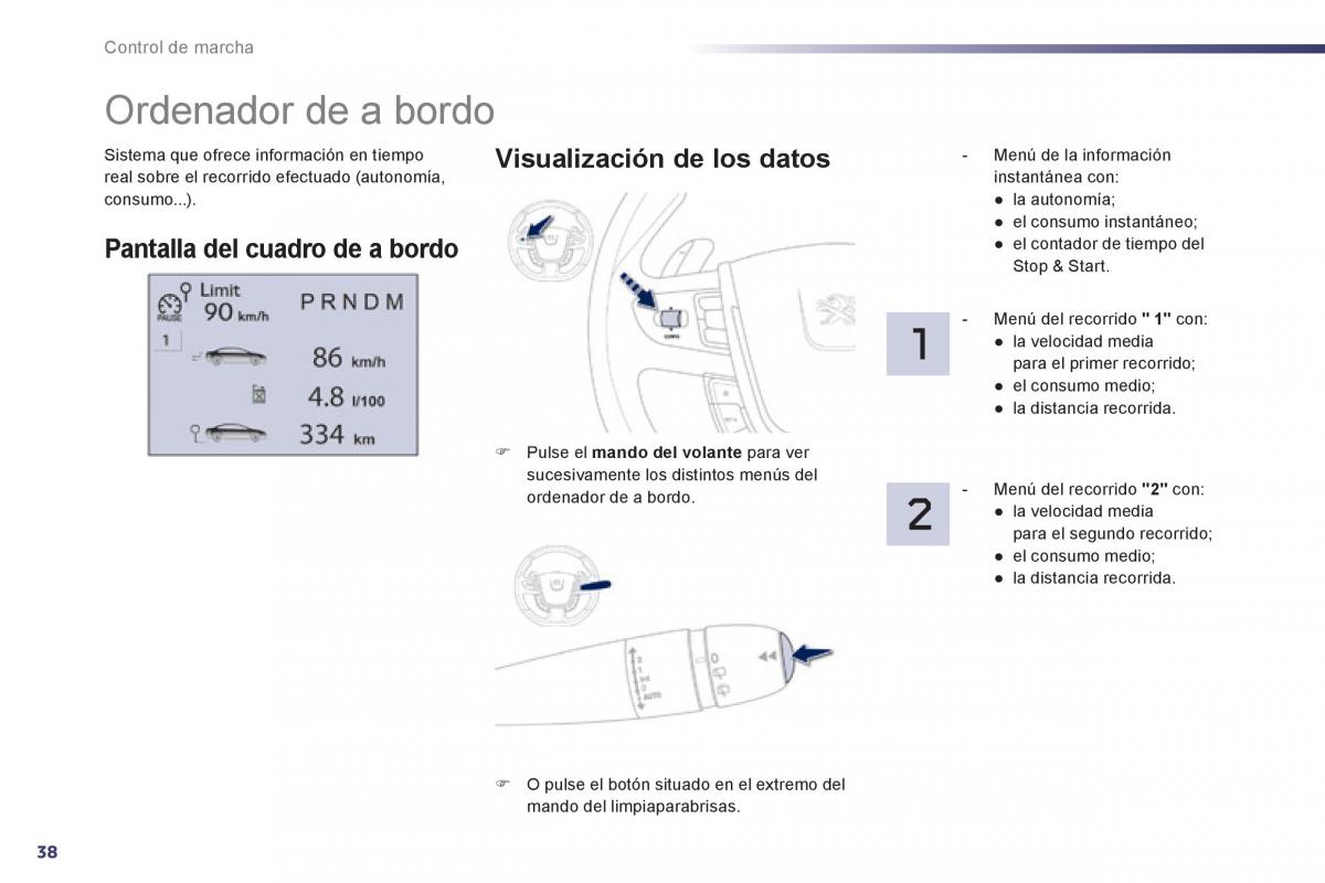 manual  Peugeot 508 manual del propietario / page 40