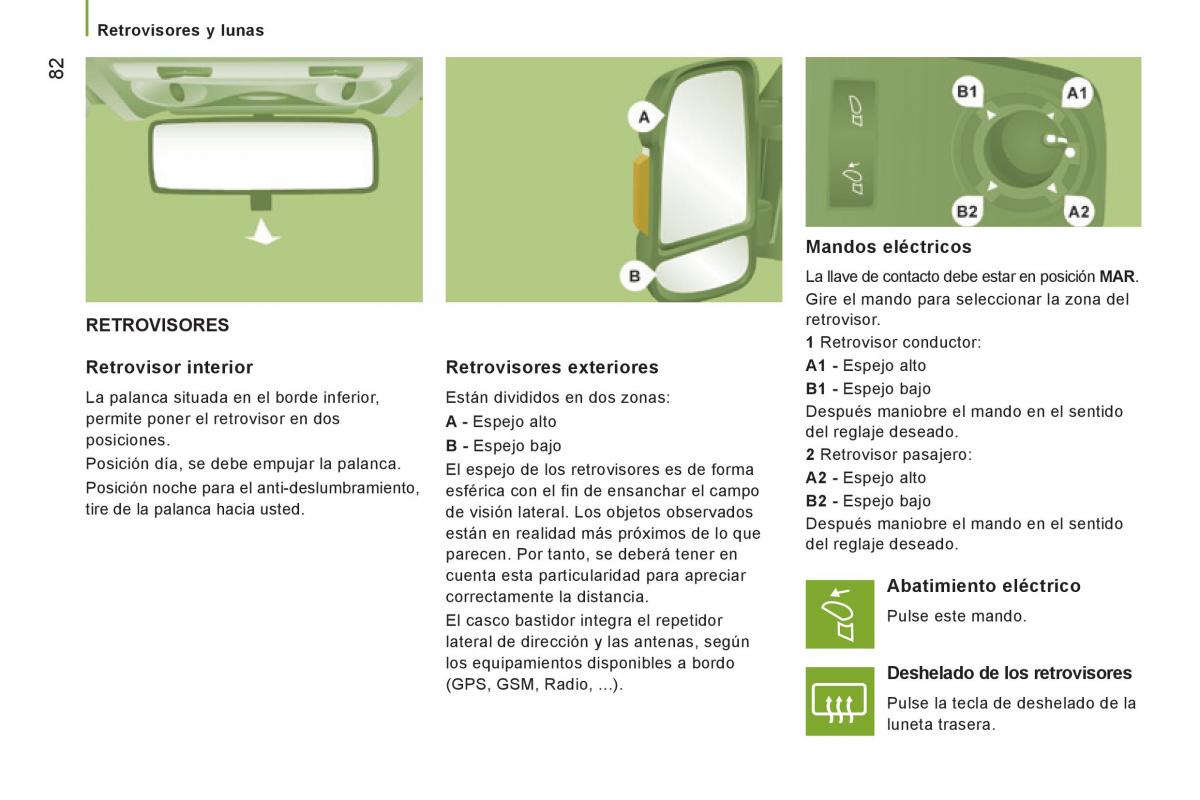 Peugeot Boxer II 2 manual del propietario / page 84