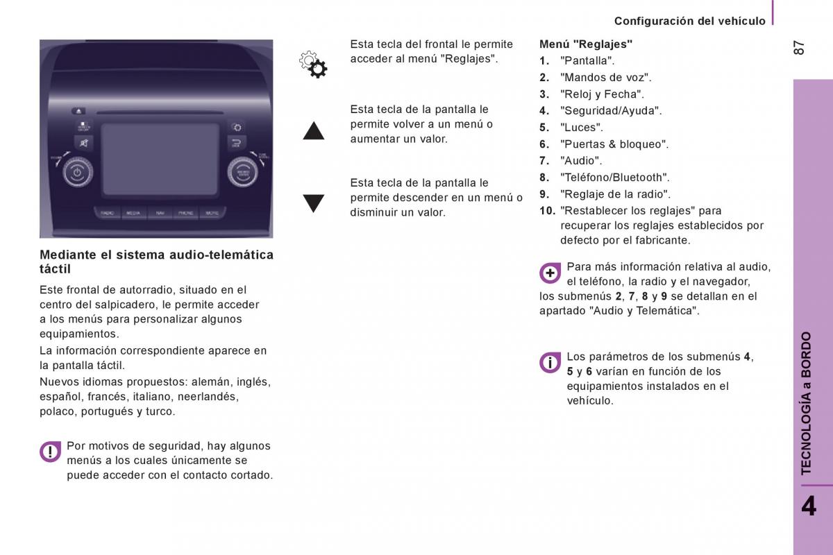 Peugeot Boxer II 2 manual del propietario / page 89