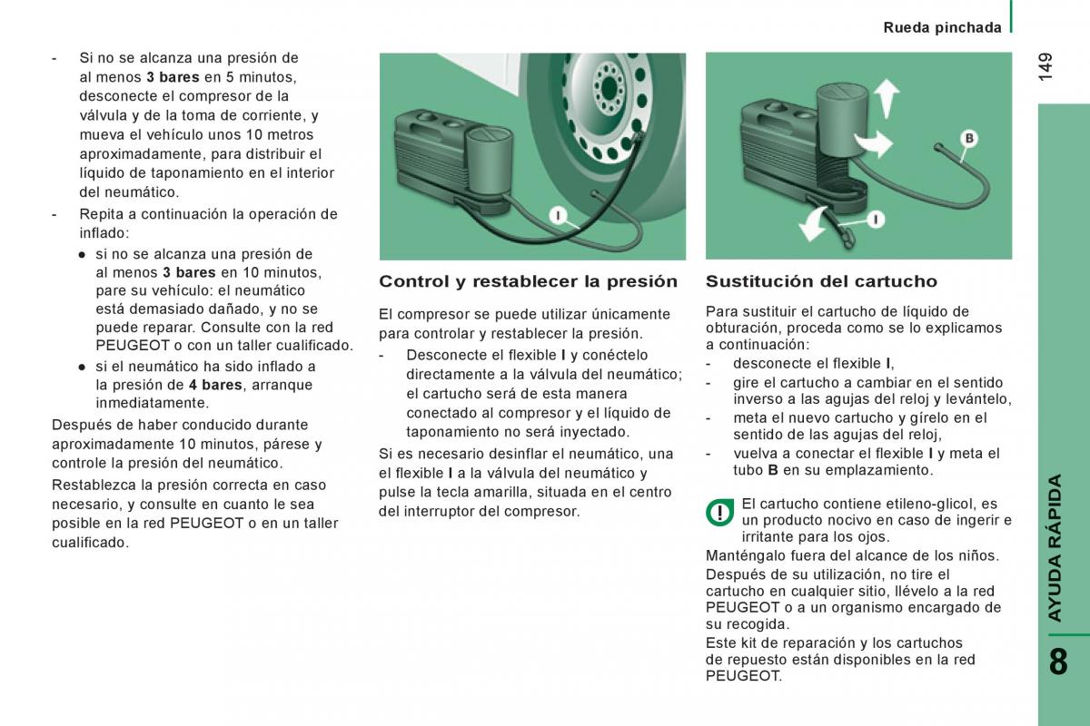 Peugeot Boxer II 2 manual del propietario / page 151