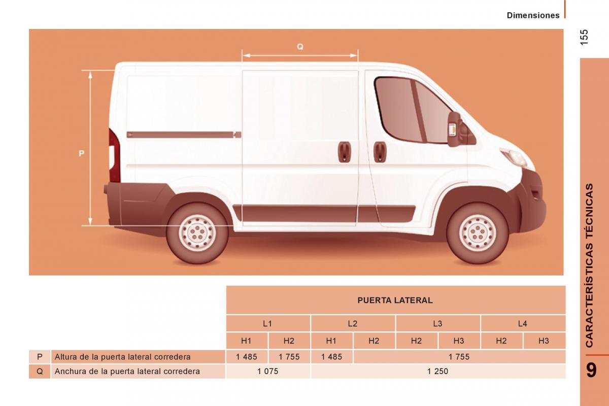 Peugeot Boxer II 2 manual del propietario / page 157