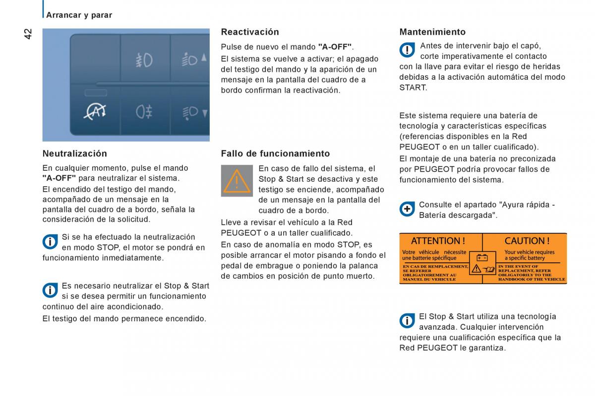 Peugeot Boxer II 2 manual del propietario / page 44