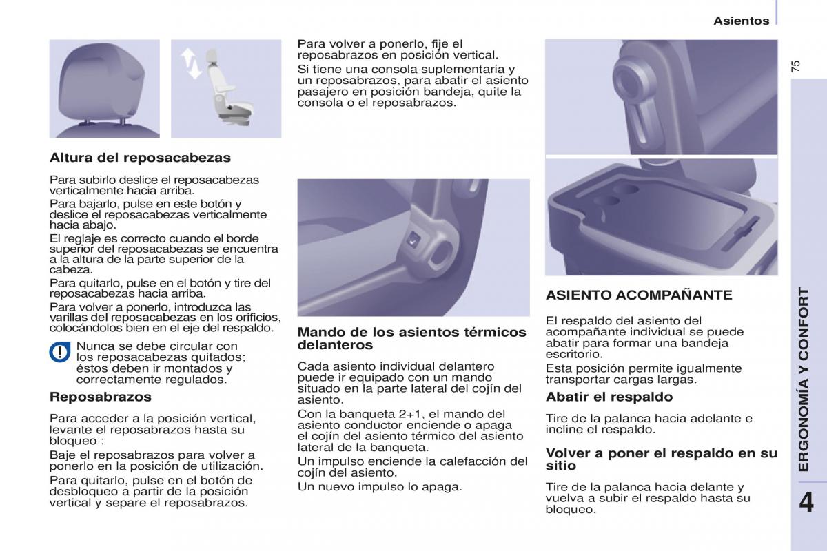 Peugeot Partner II 2 manual del propietario / page 77