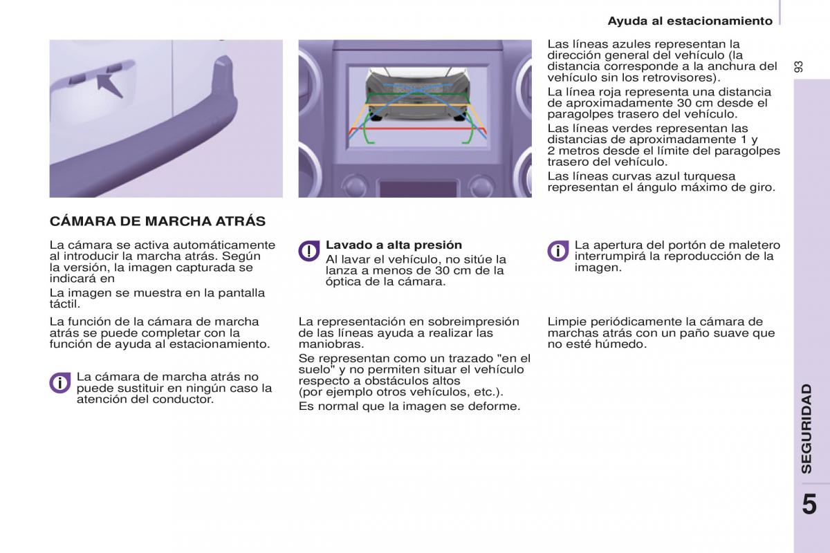 Peugeot Partner II 2 manual del propietario / page 95