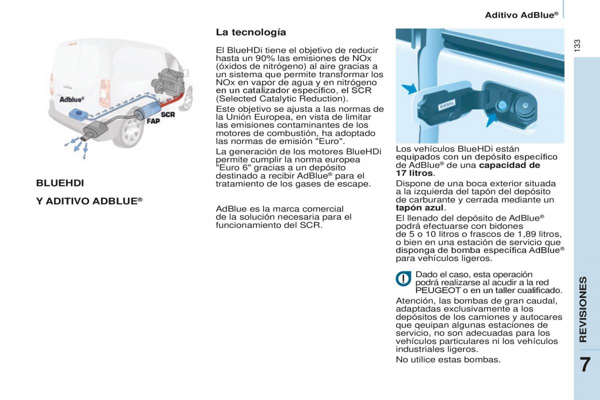 Peugeot Partner II 2 manual del propietario / page 135