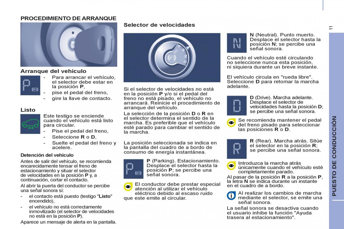 Peugeot Partner II 2 manual del propietario / page 269