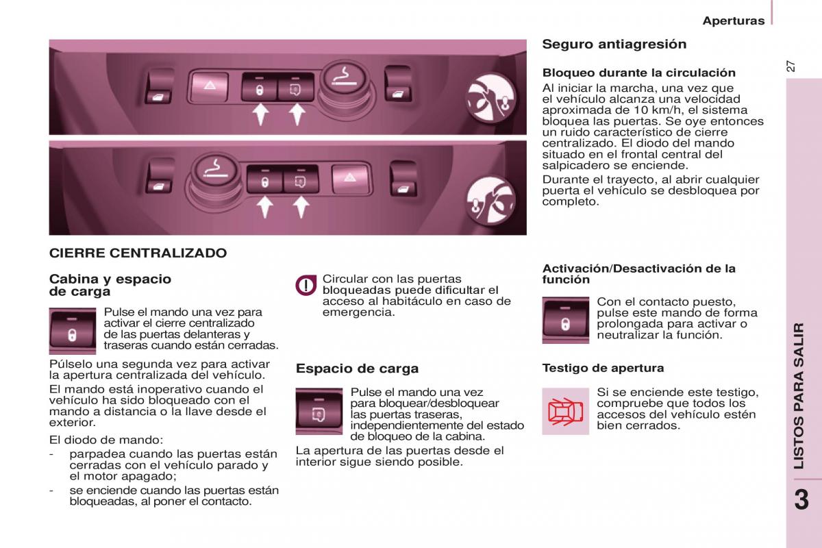 Peugeot Partner II 2 manual del propietario / page 29