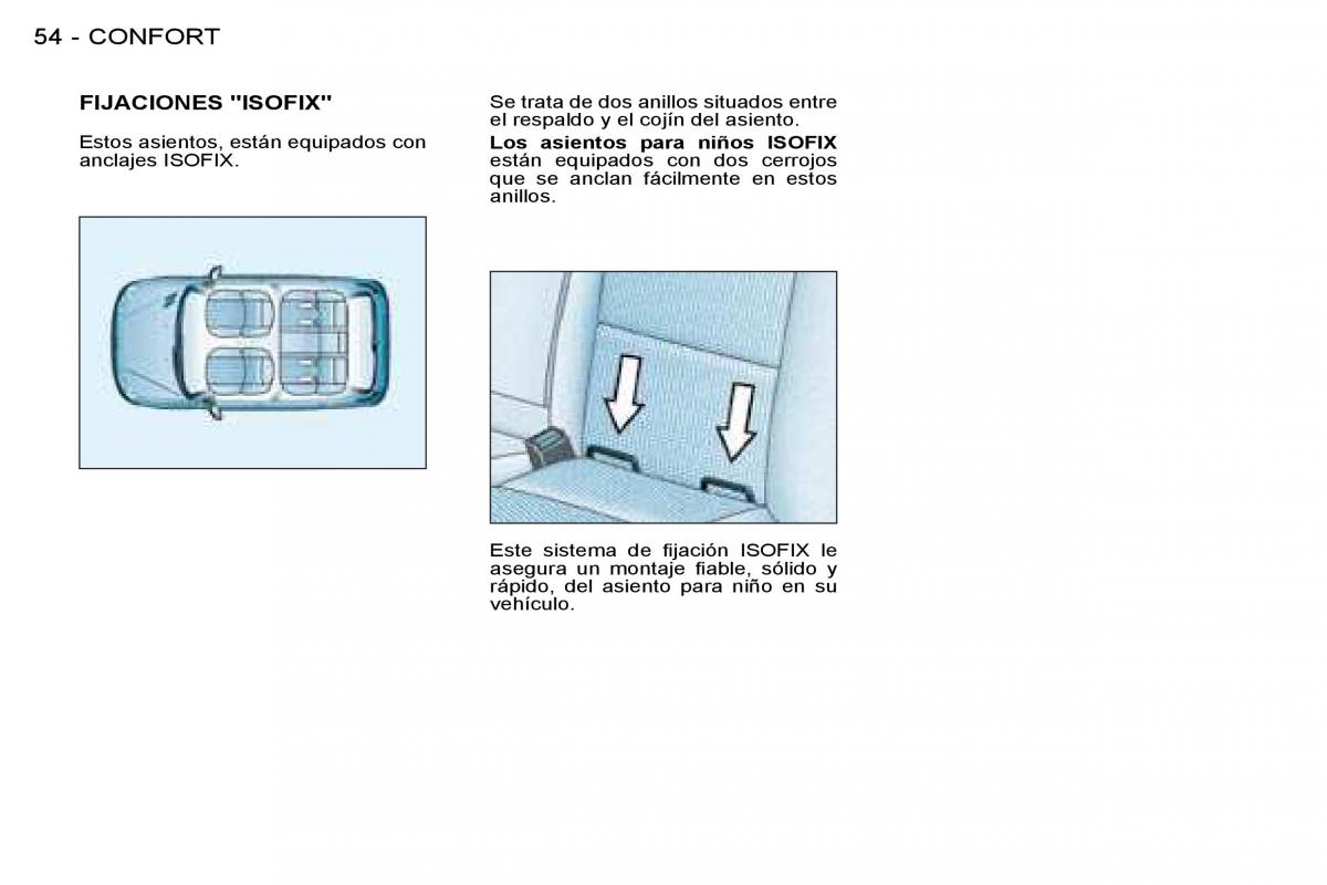 Peugeot 206 SW manual del propietario / page 57