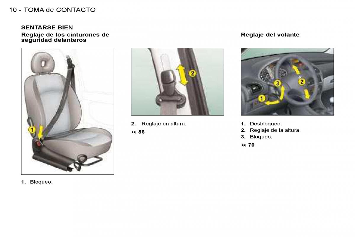 Peugeot 206 SW manual del propietario / page 7