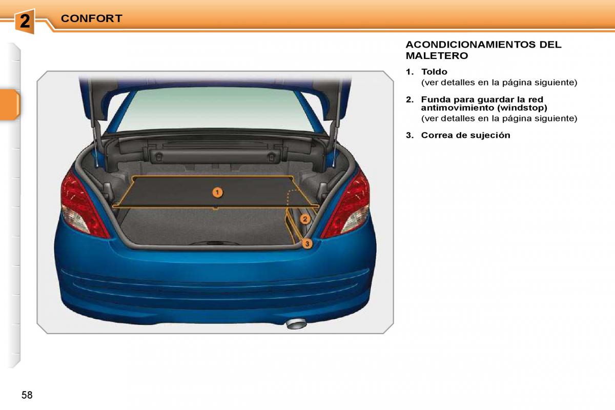 Peugeot 207 CC manual del propietario / page 61