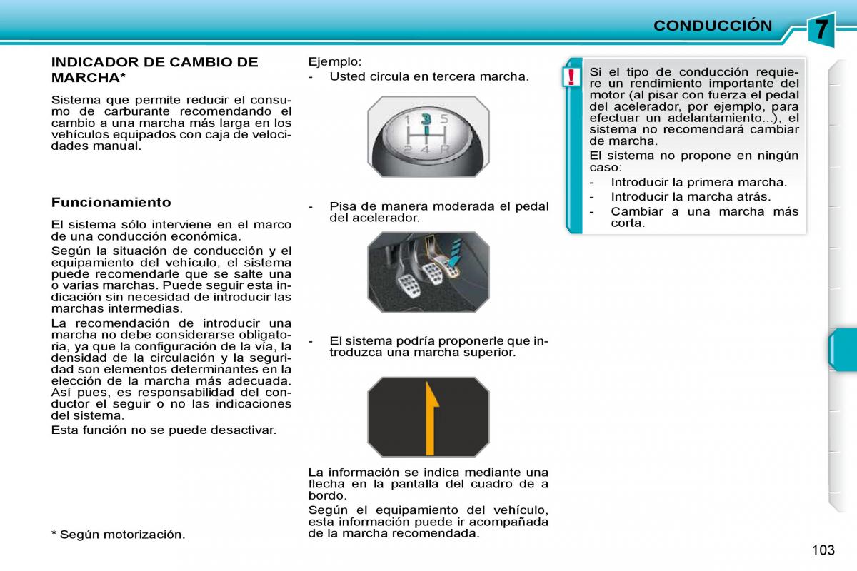 Peugeot 207 CC manual del propietario / page 113