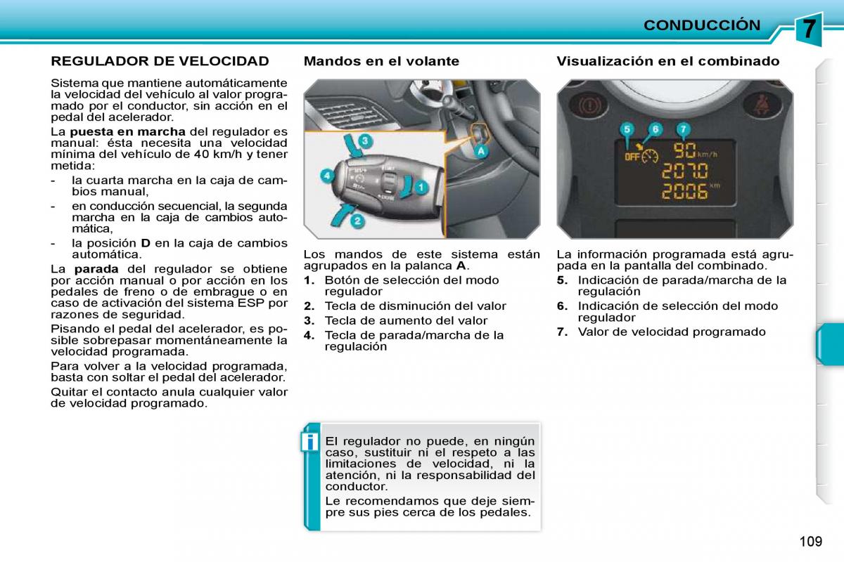 Peugeot 207 CC manual del propietario / page 119