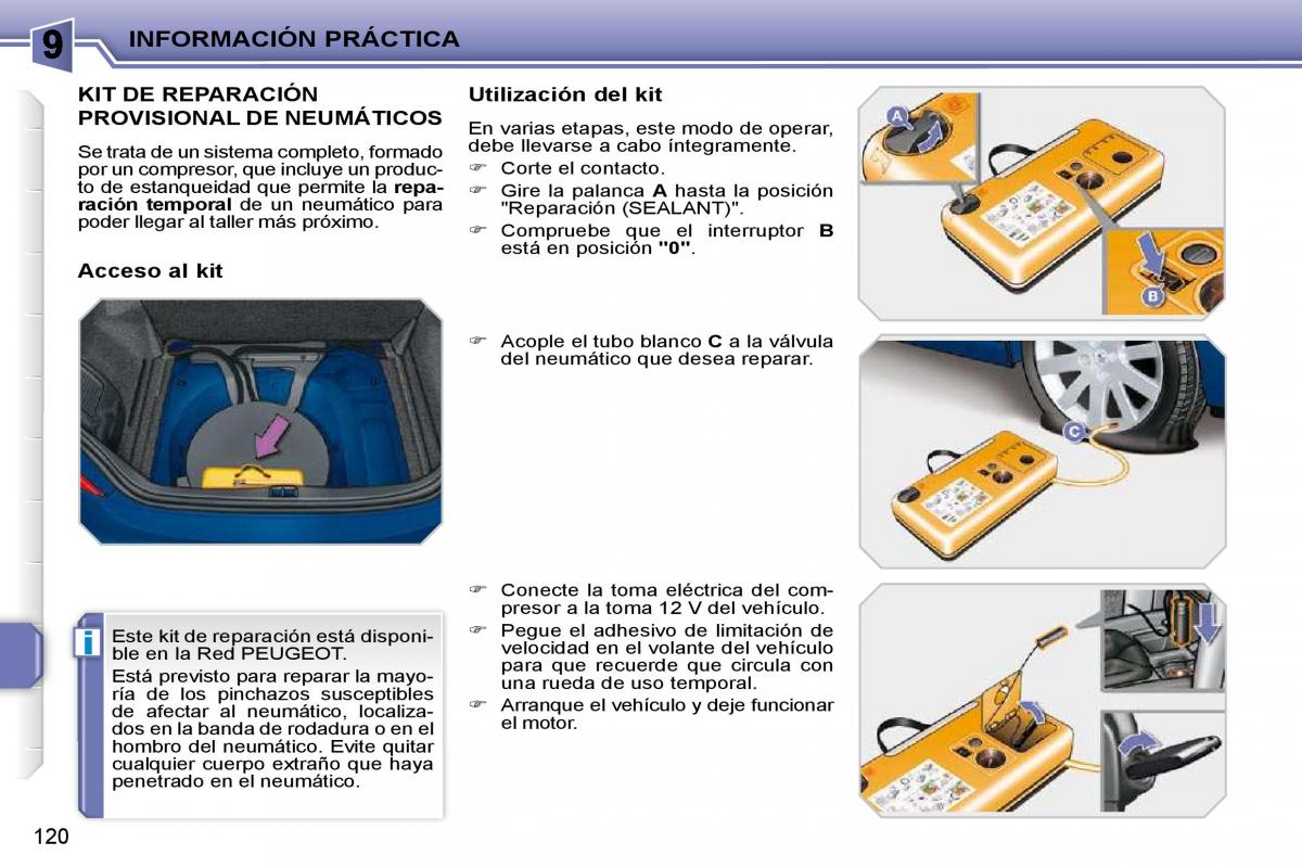 Peugeot 207 CC manual del propietario / page 130