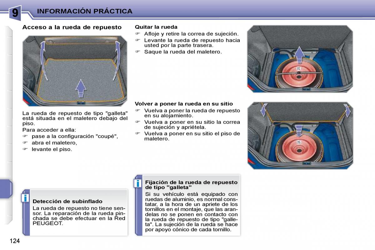 Peugeot 207 CC manual del propietario / page 134