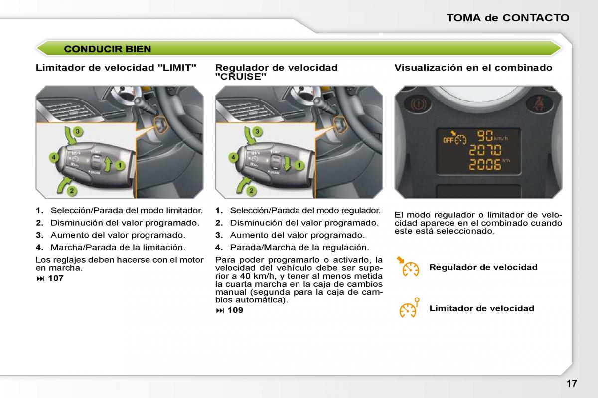 Peugeot 207 CC manual del propietario / page 14