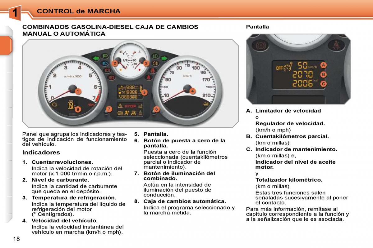 Peugeot 207 CC manual del propietario / page 15