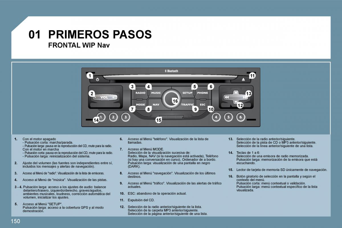 Peugeot 207 CC manual del propietario / page 160