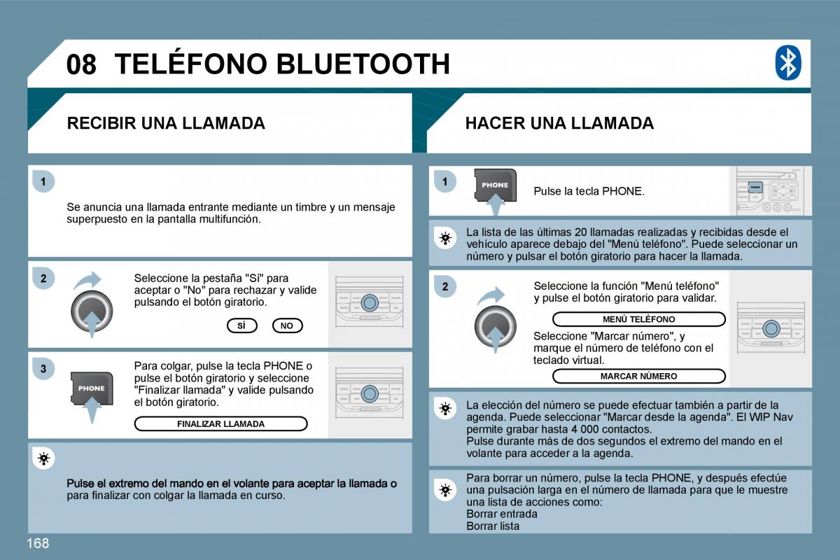 Peugeot 207 CC manual del propietario / page 178