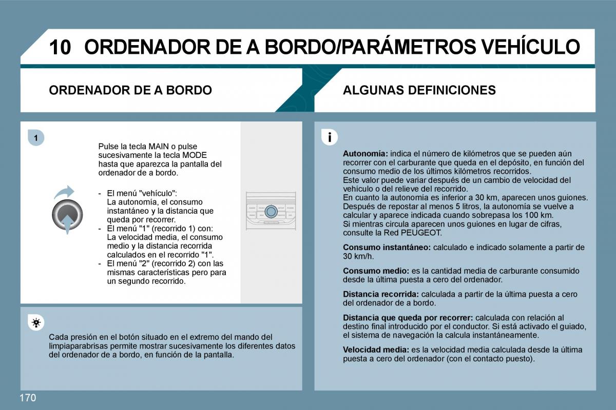 Peugeot 207 CC manual del propietario / page 180