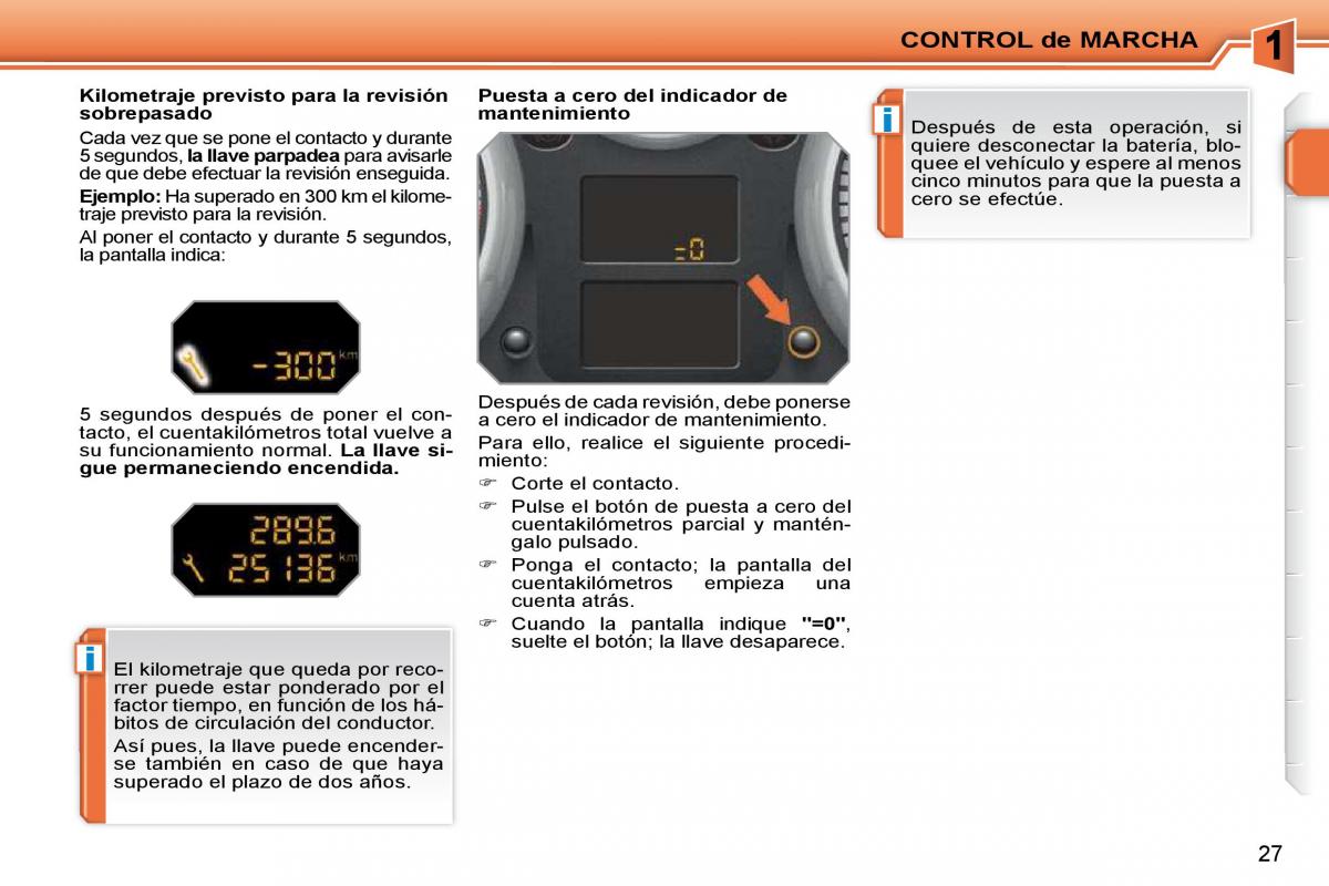 Peugeot 207 CC manual del propietario / page 24