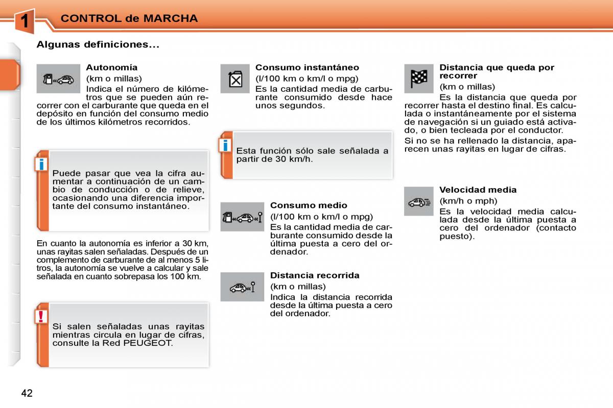 Peugeot 207 CC manual del propietario / page 38