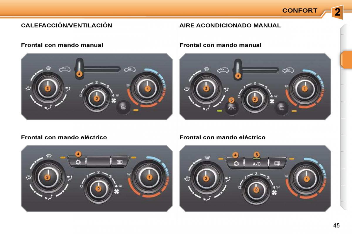 Peugeot 207 CC manual del propietario / page 43