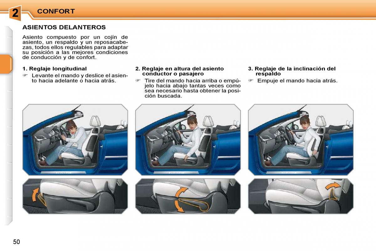 Peugeot 207 CC manual del propietario / page 51